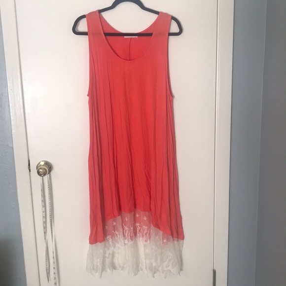 Reborn J Dresses & Skirts - High low lace tank dress